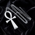 Over-sized Ankh Long Chain Necklace